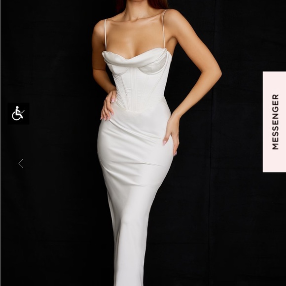 House of CB Dresses & Skirts - CHARMAINE House of CB 
IVORY CORSET MAXI DRESS
